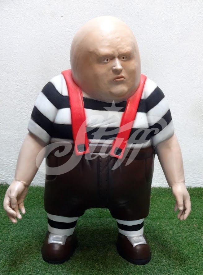Figuras Tweedledee y Tweedledum.