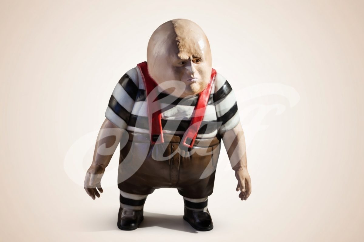 Figuras Tweedledee y Tweedledum.
