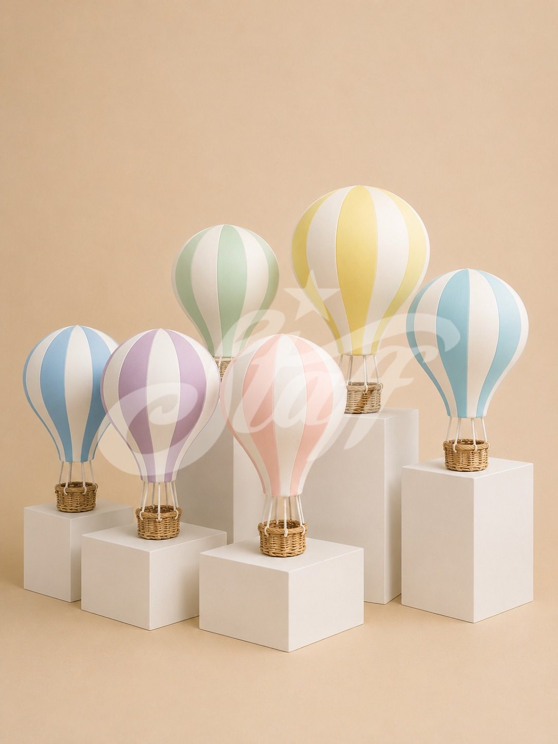Globos Aerostáticos Decorativos Pastel 80cm