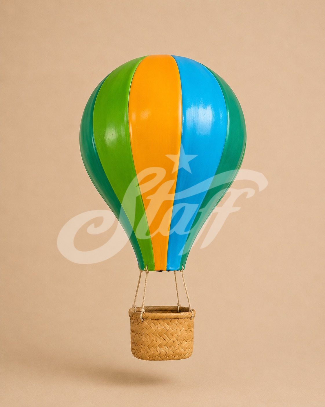 Globo Aerostático Vintage Multicolor