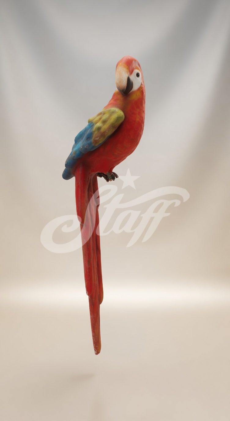 Guacamaya Roja Decorativa Chica 