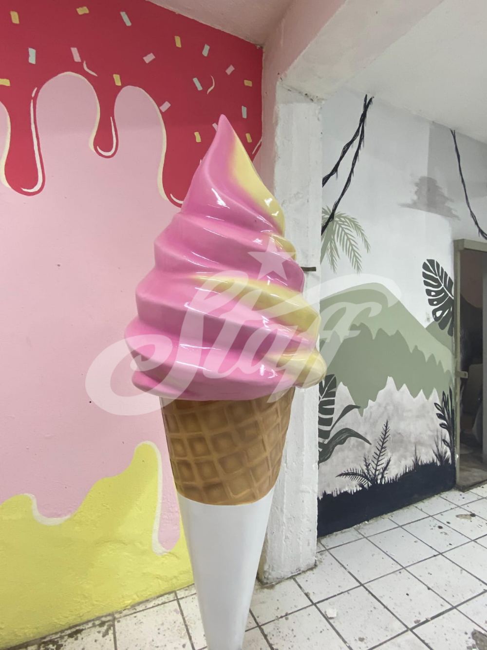 Helado bicolor 