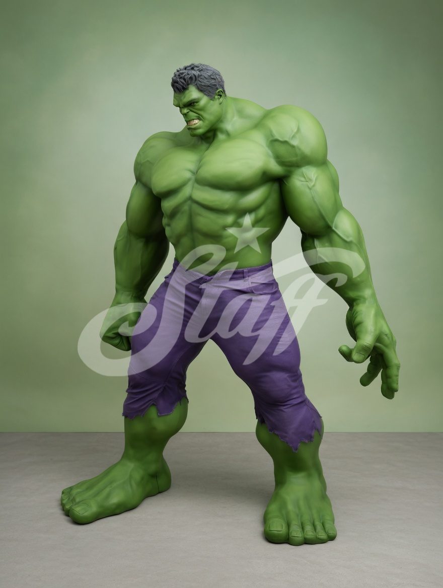 Hulk Musculoso Gigante Verde