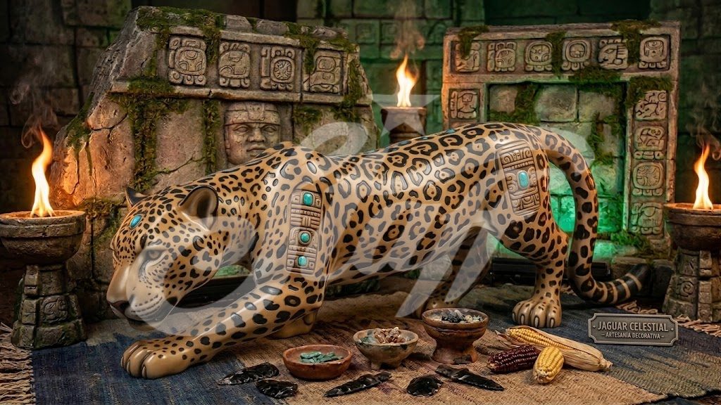Jaguar Celestial Decorativo Prehispánico
