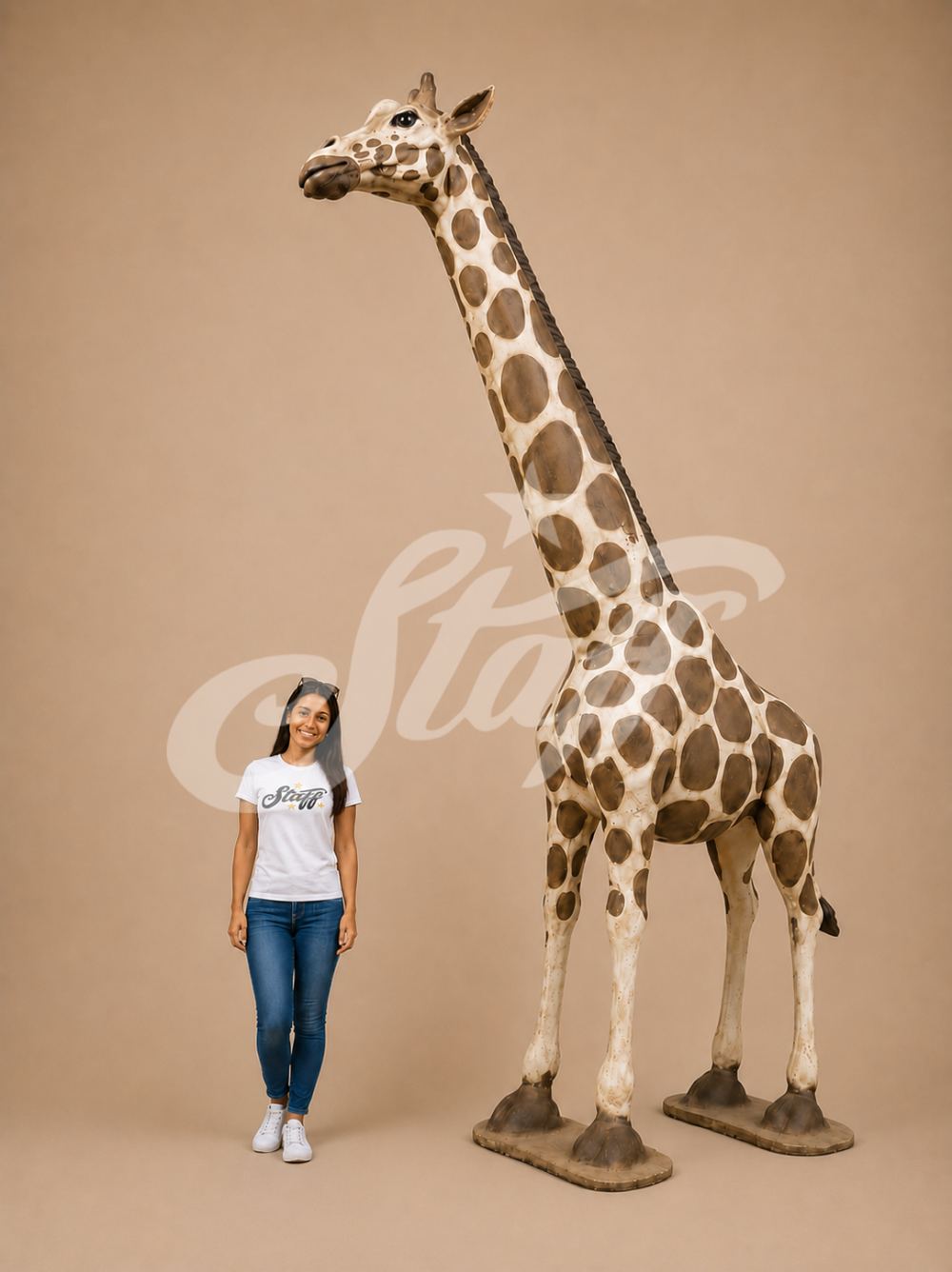 Jirafa Grande Decorativa 4m