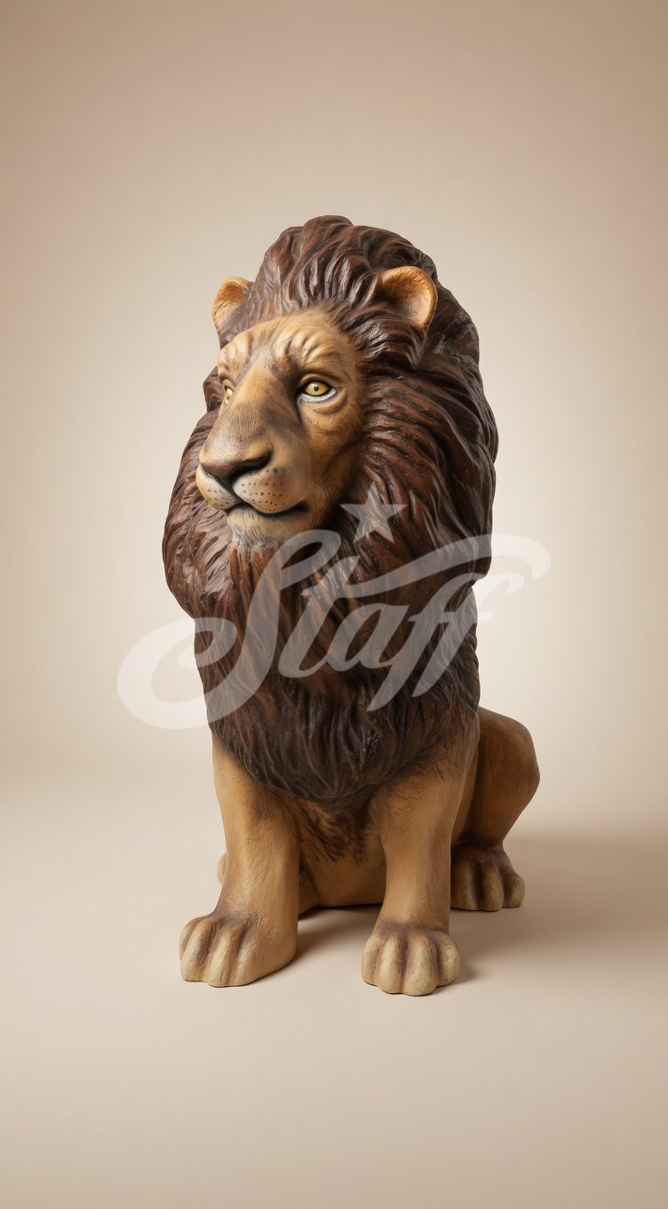 León Sentado Decorativo
