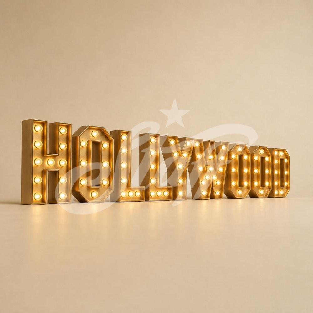 LETRERO DE HOLLYWOOD (9 LETRAS)
