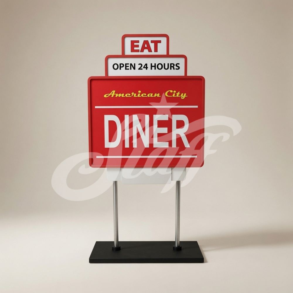 LETRERO DE DINER 