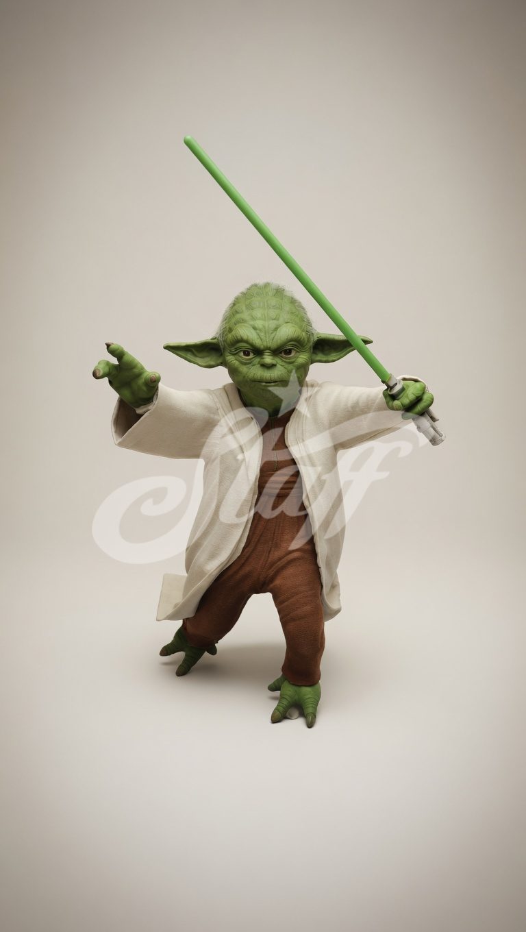 Maestro Yoda con Lightsaber