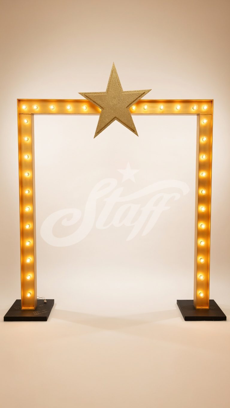 Marquesina Star con Bombillas LED