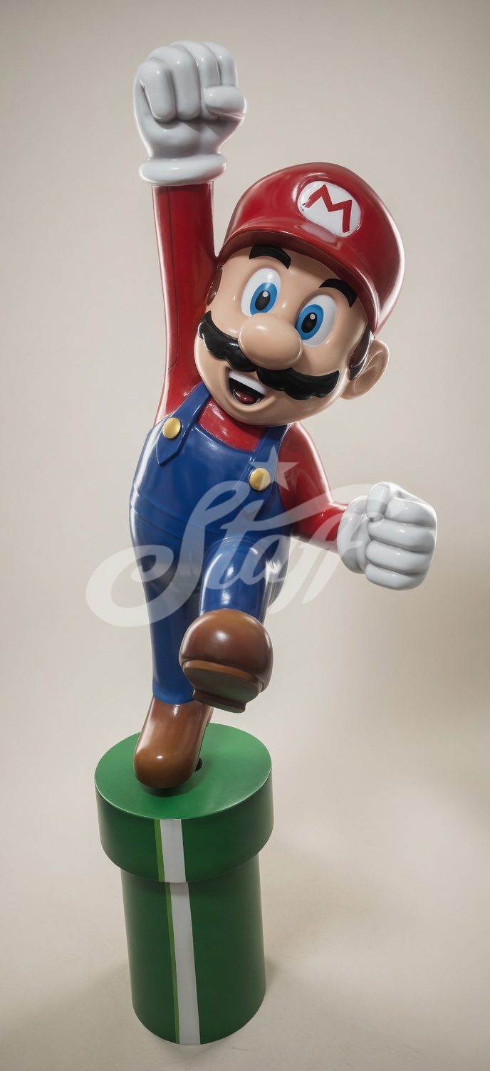 Mario Bros Victorious Fist Pose