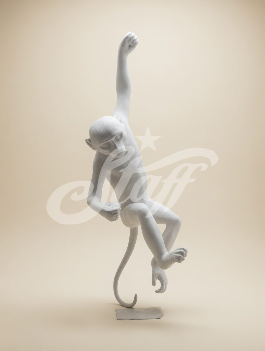 Mono Acrobático Blanco Elegante