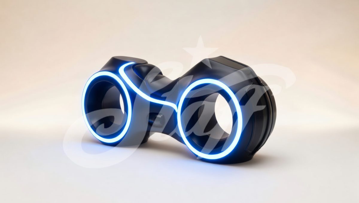 Moto Futurista TRON Neón