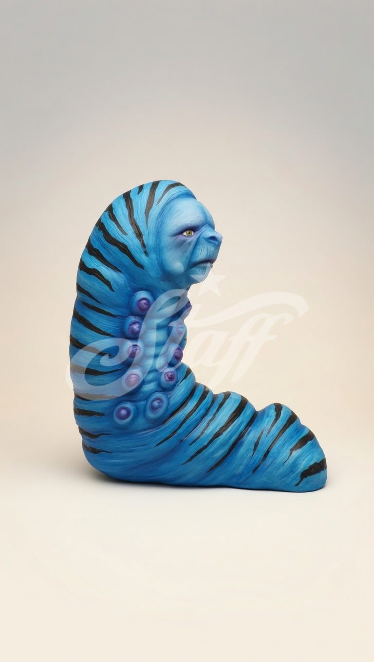 Oruga Azul Alicia País Maravillas