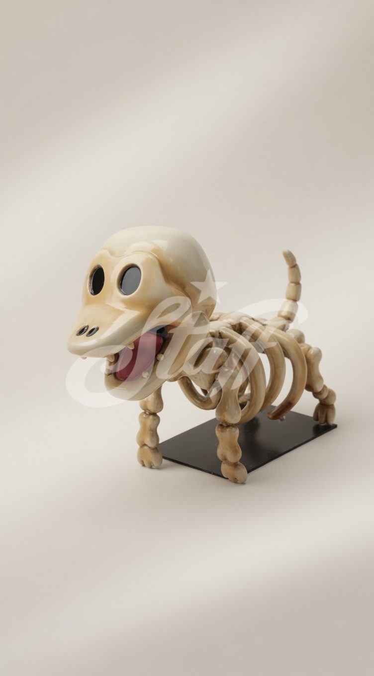 Perro Esqueleto Día de Muertos