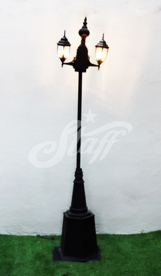 Poste Luminaria Doble Clásico