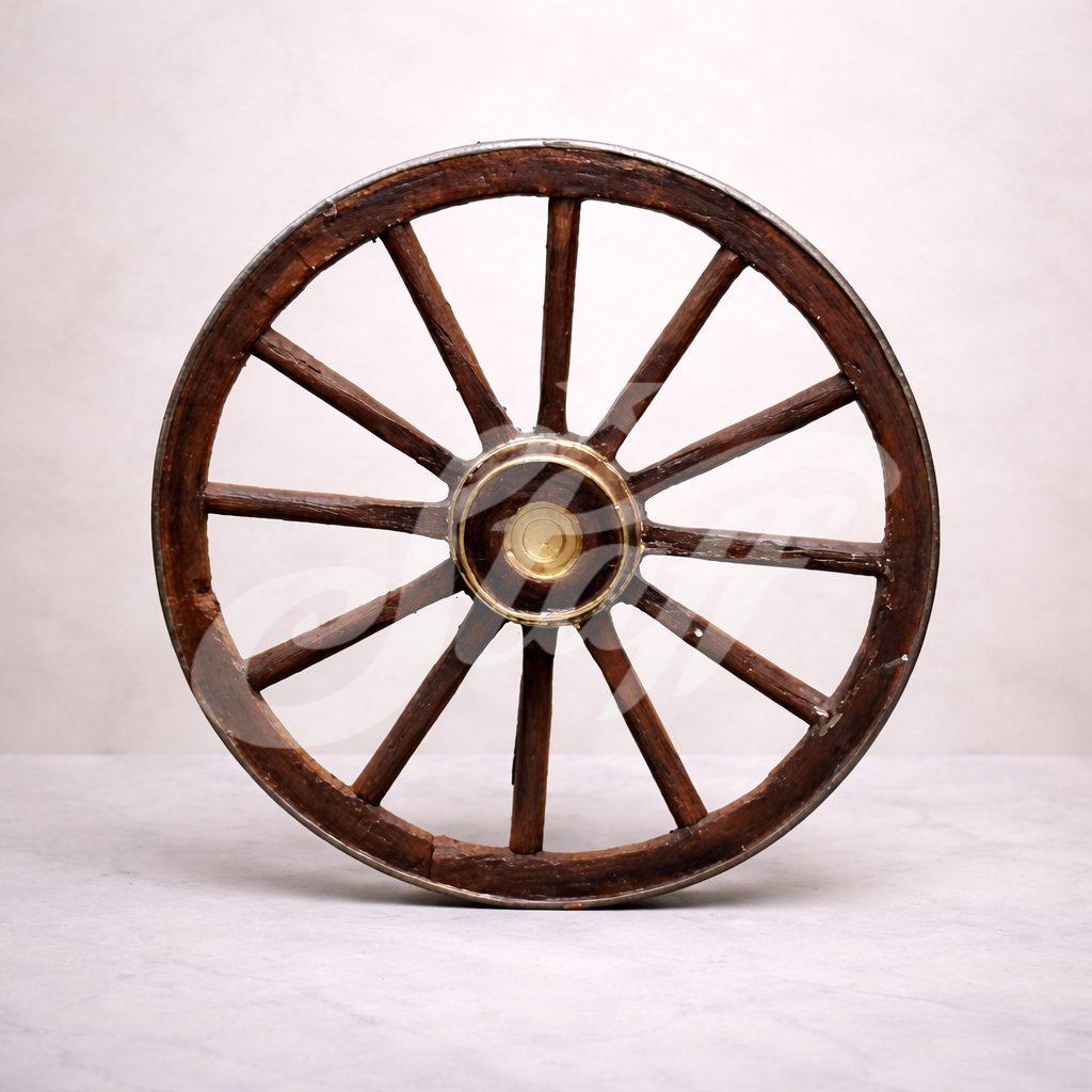 Rueda de Carreta Madera Vintage
