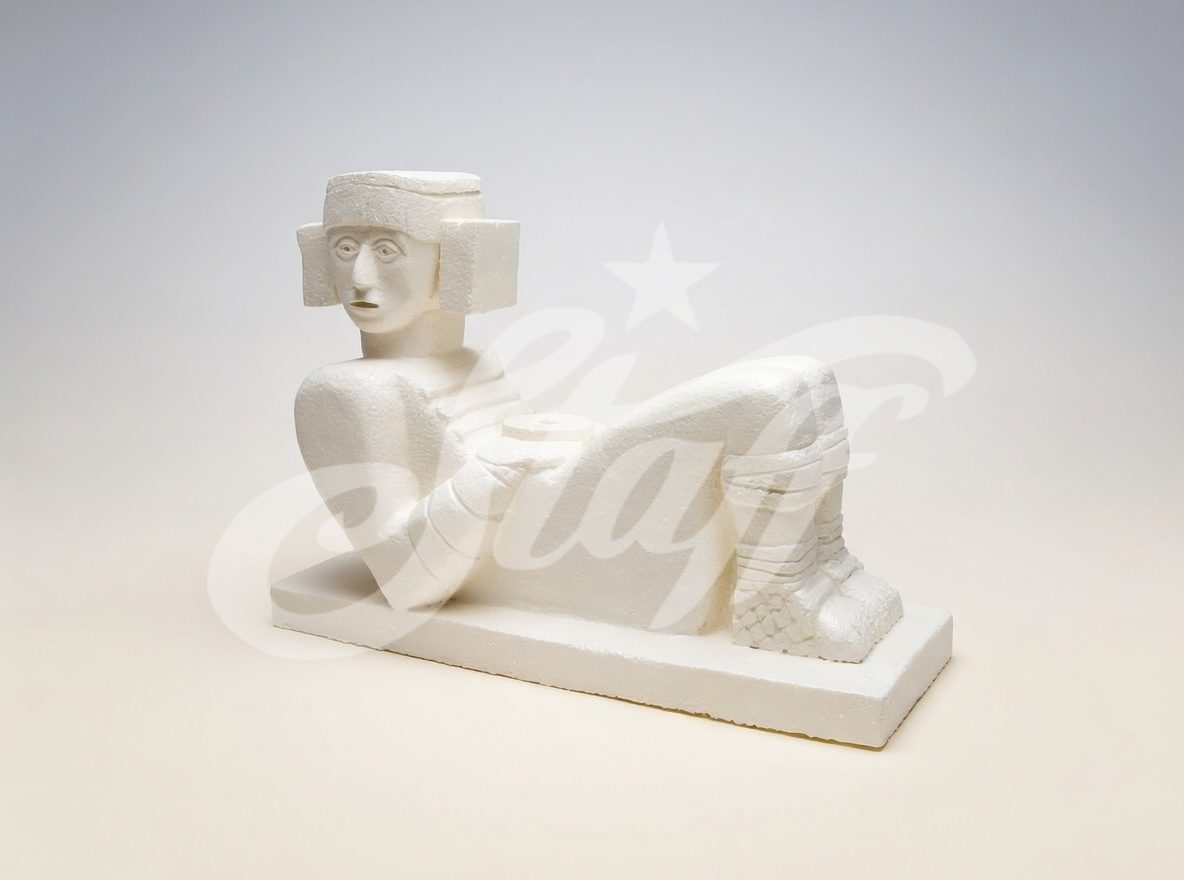 Escultura Chac Mool Blanca
