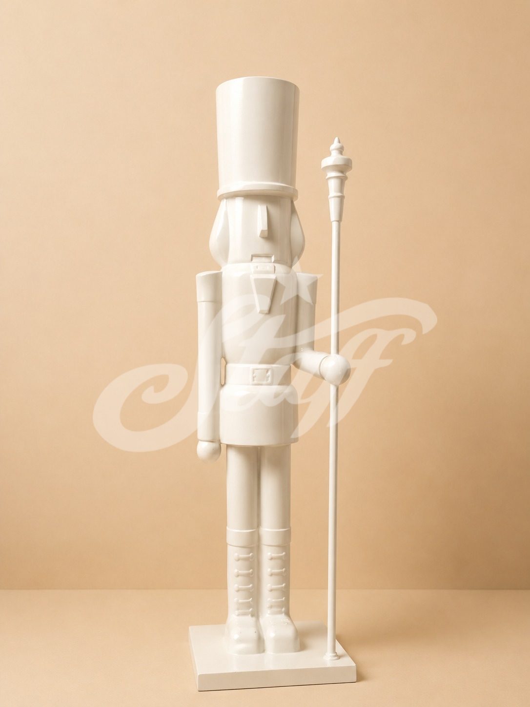 Soldado Cascanueces Blanco Clásico