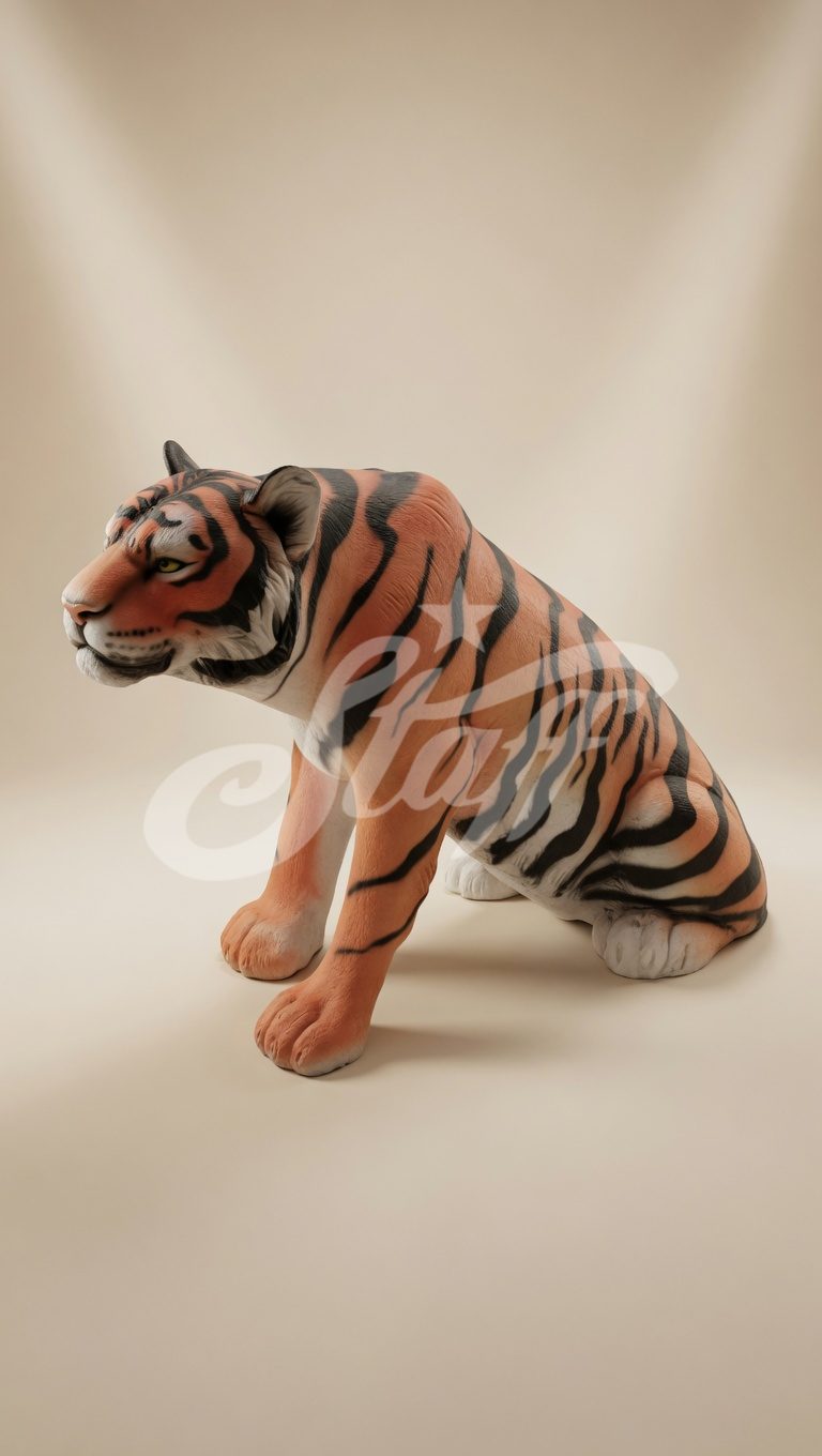 Tigre Acechante Realista