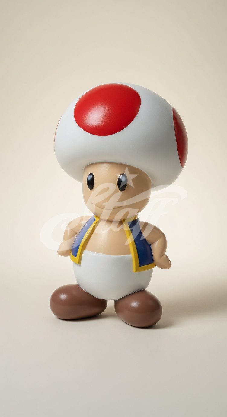 Toad en Caja Roja Mario