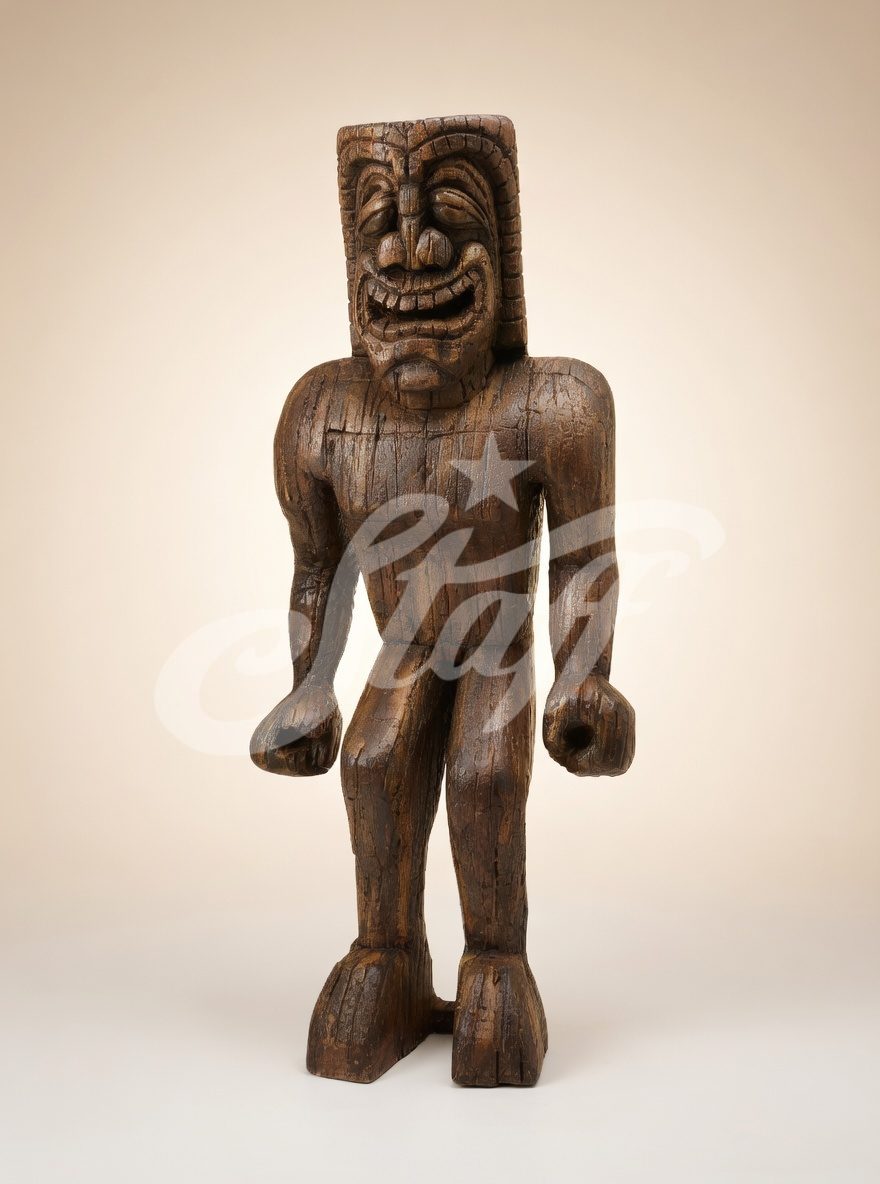 Totem Tiki Madera Tallada