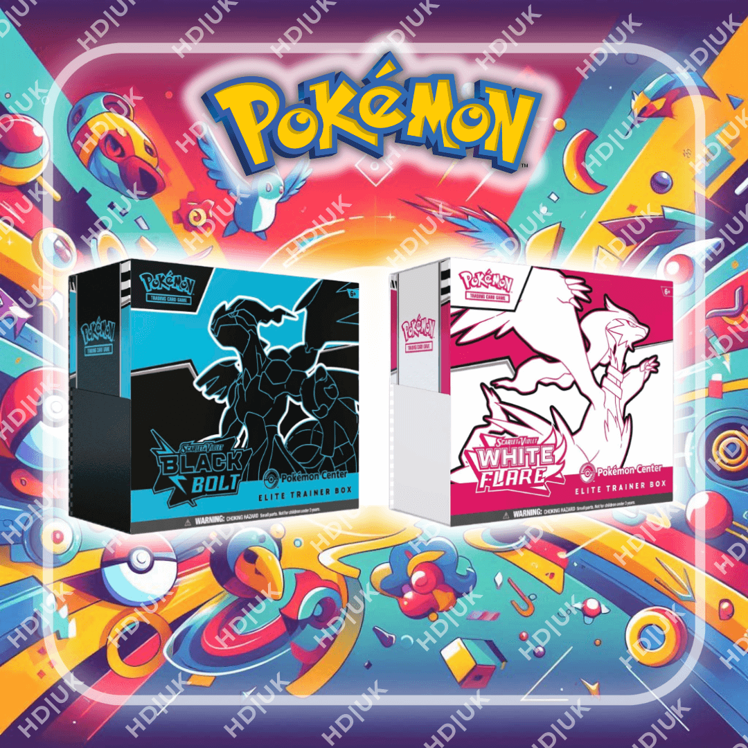 Pokemon Center Black Bolt and White Flare ETBs