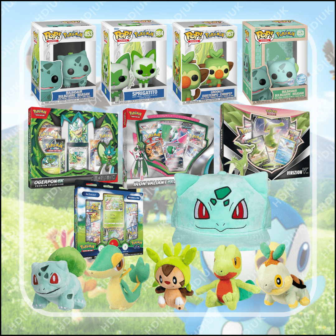 Pokemon Grass Starter Bundle