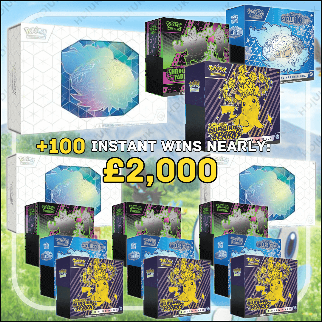 Pokemon Card Bundle + 100 INSTANT WINS!
