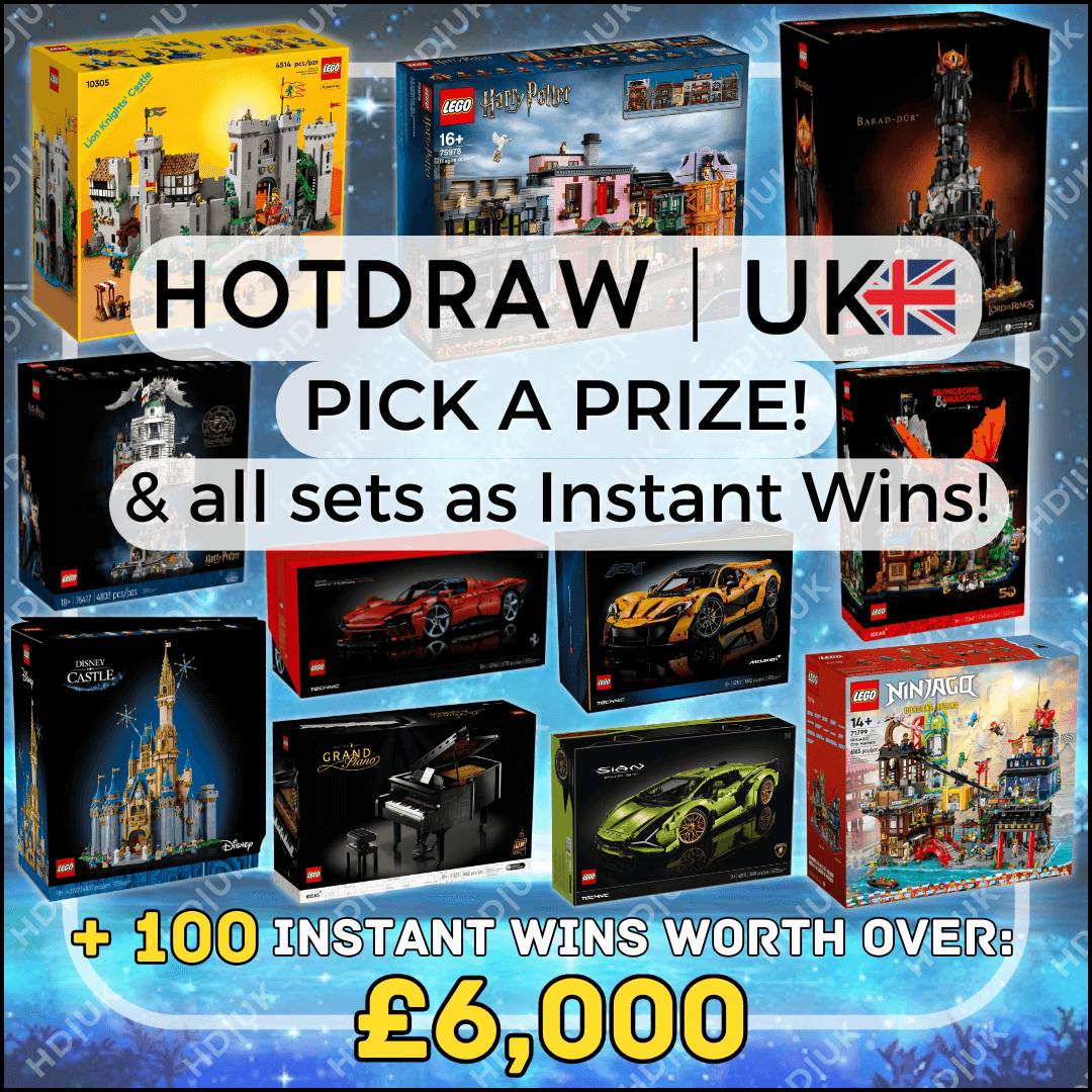 Winner Picks A Lego Prize & ALL available as Instant Wins!