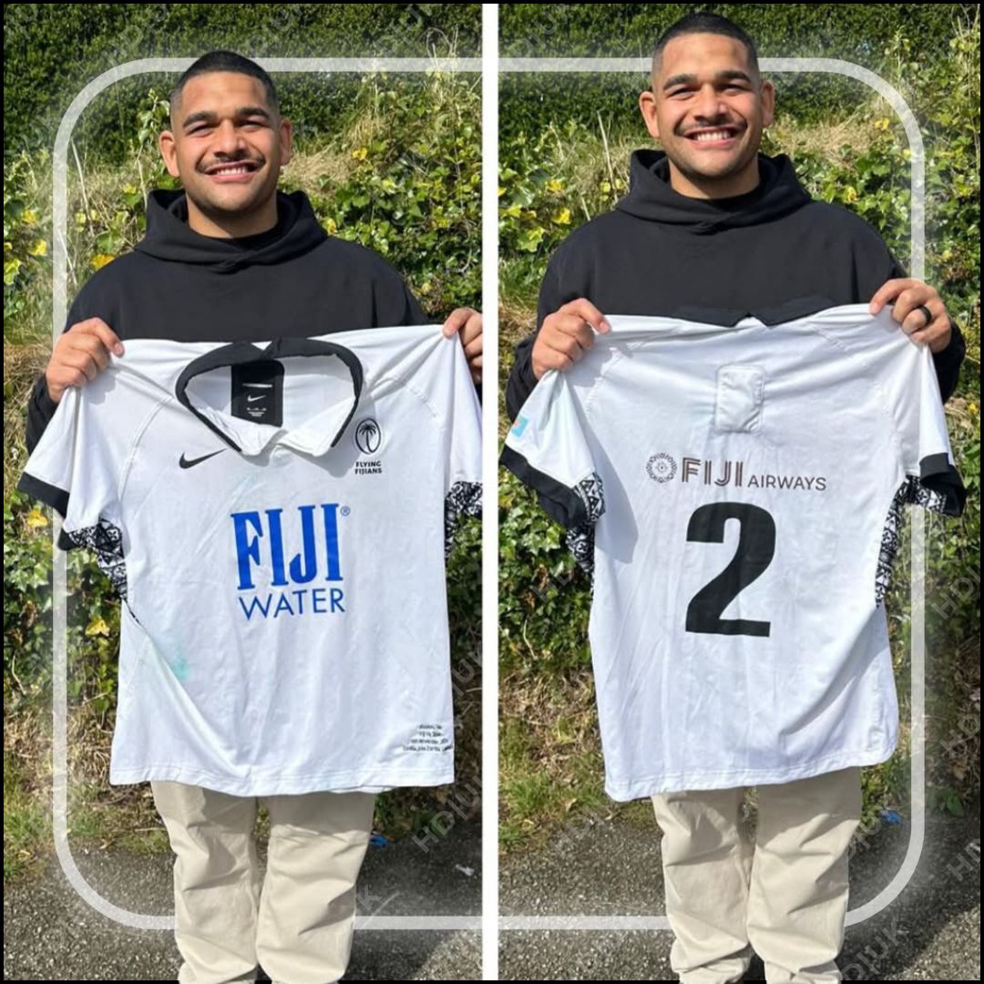 Samuel Matavesi Match Worn Fiji Rugby Shirt