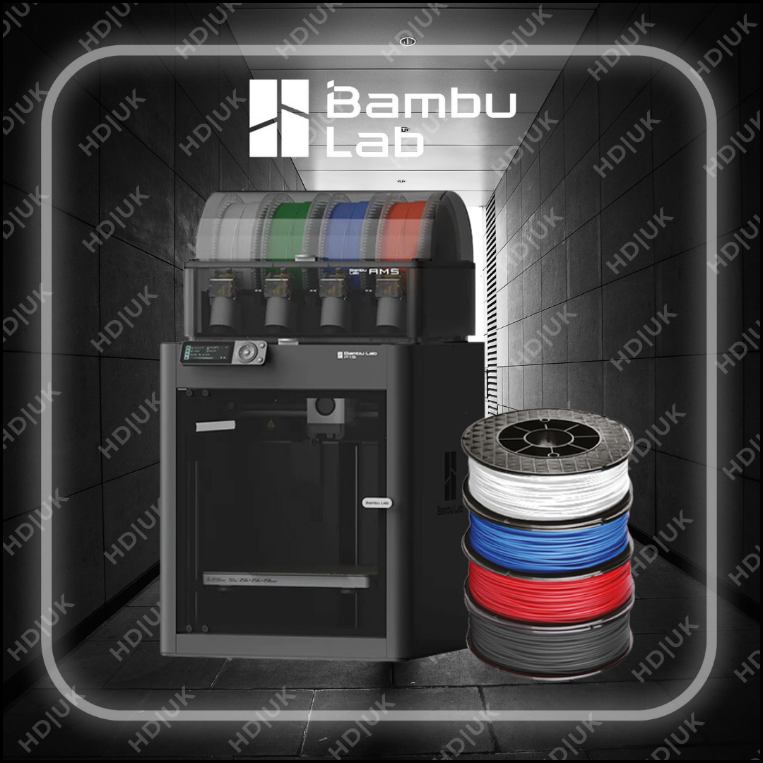 Bambu Lab P1S 3D Printer With 4 x PLA