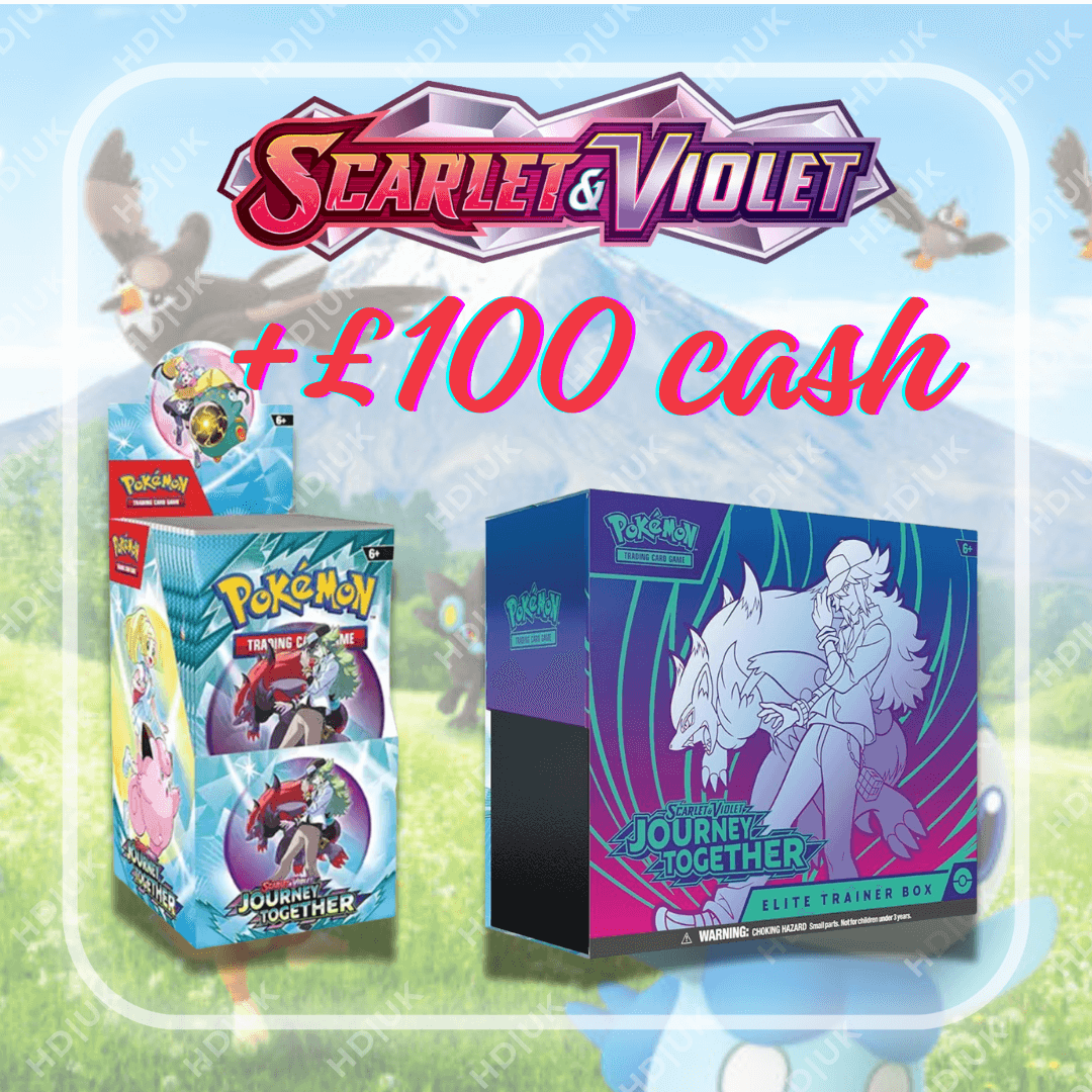Pokemon Scarlet and Violet: Journey Together Bundle and £100 Cash