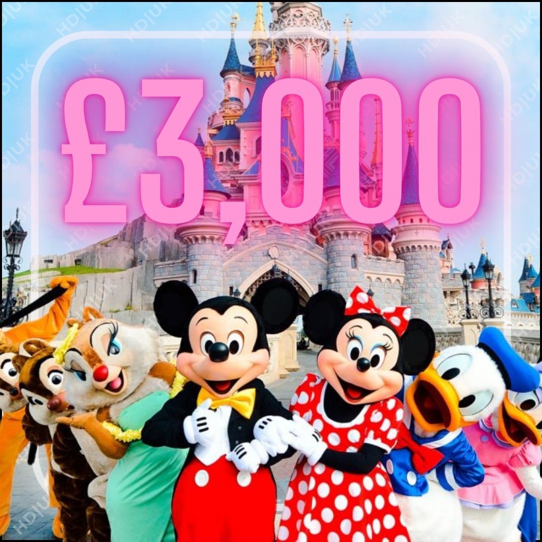 DisneyLand Paris Or £3,000