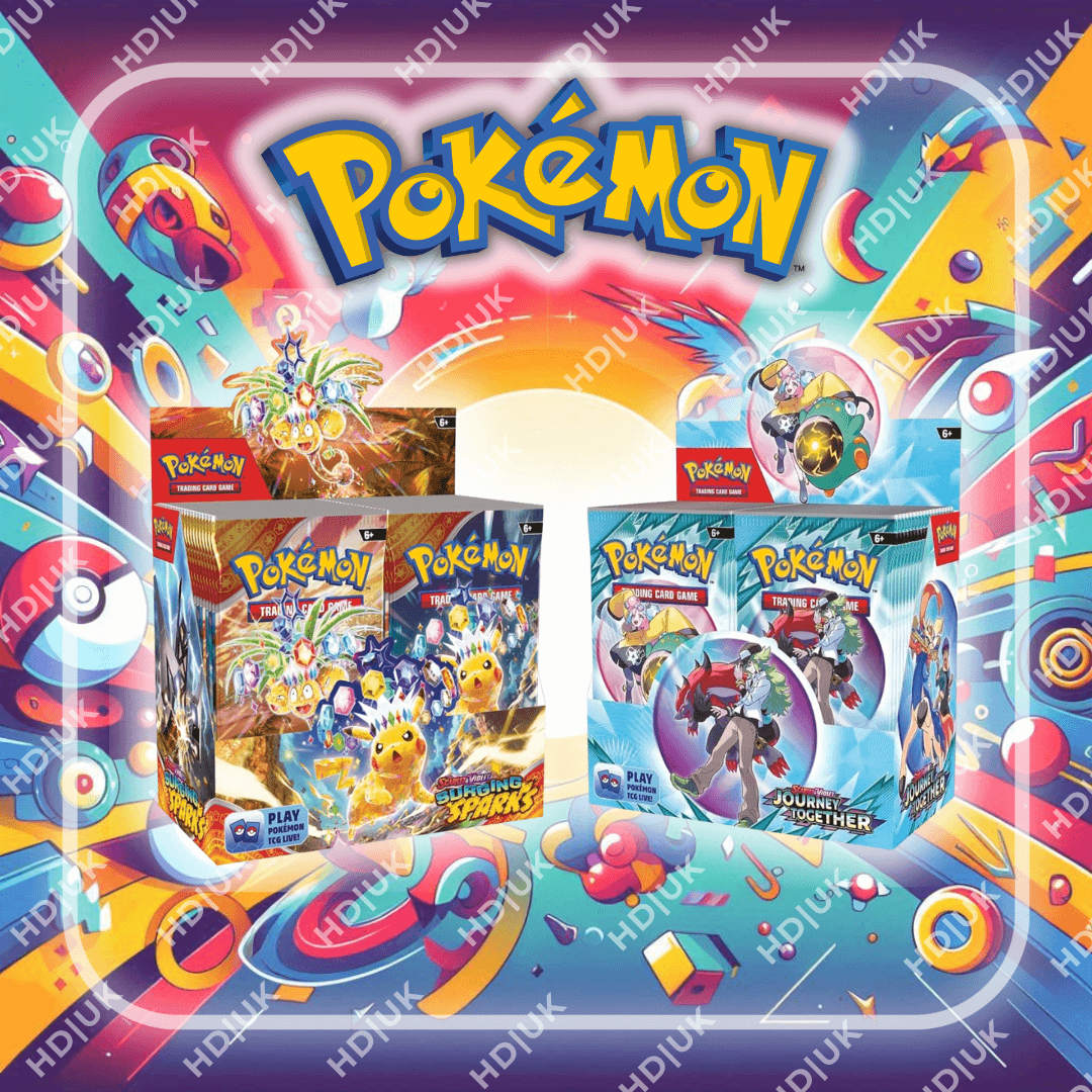 Surging Sparks and Journey Together Booster Boxes