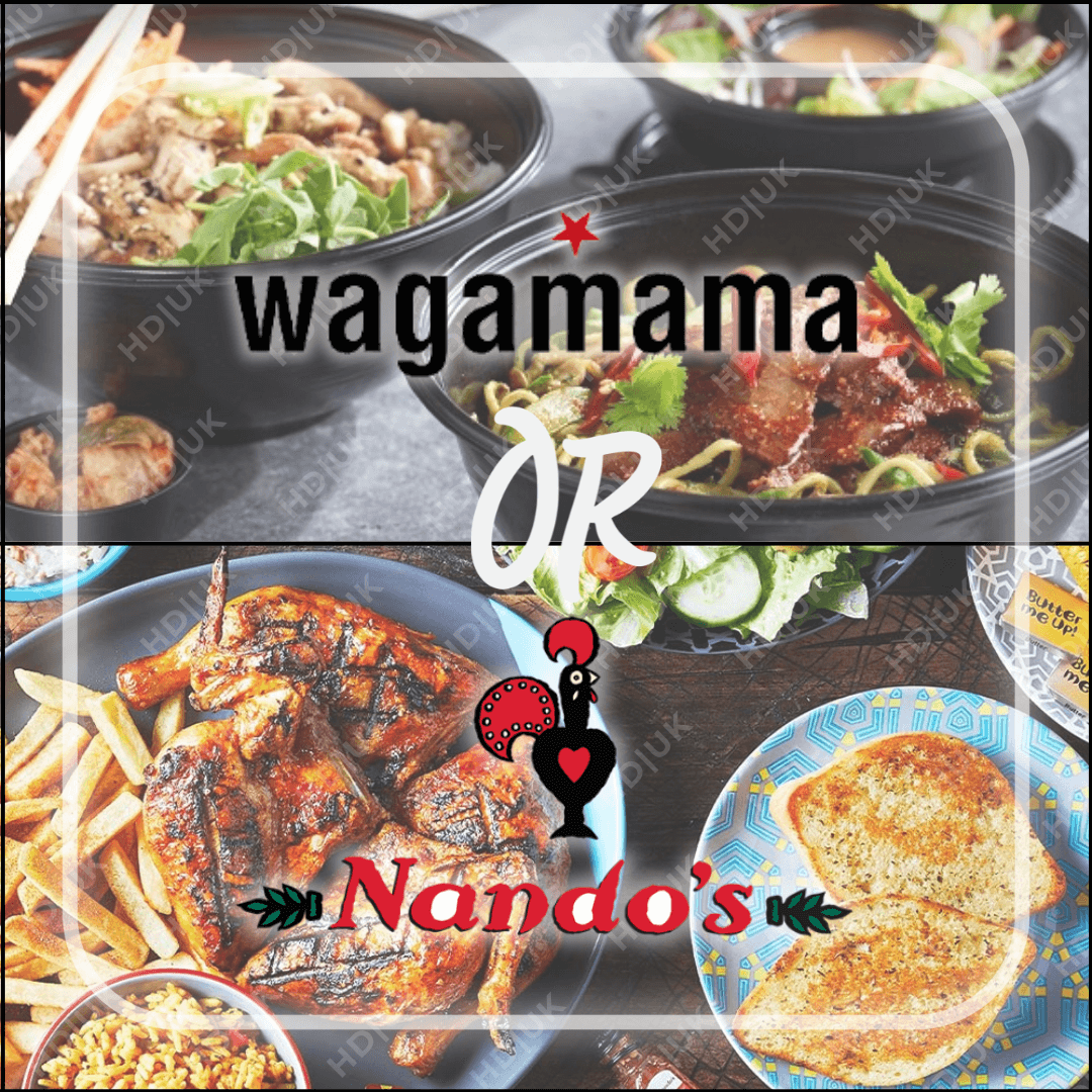 £150 Nandos or Wagamama Voucher