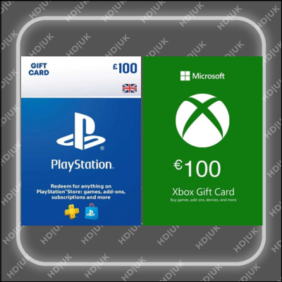 £100 Xbox Or PS5 Gift Card