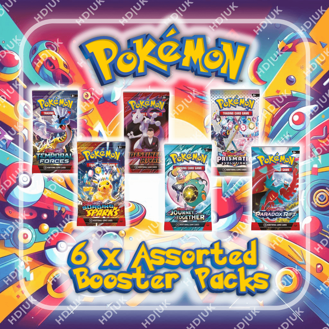 6 Assorted Booster Packs
