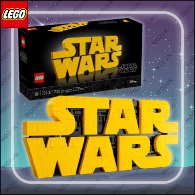 Brick-Built Star Wars Logo (75407)