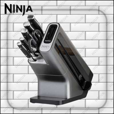 Ninja Foodi StaySharp Knife Block with Integrated Sharpener 6-Piece Set