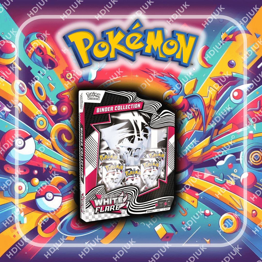 White Flare Binder Collection