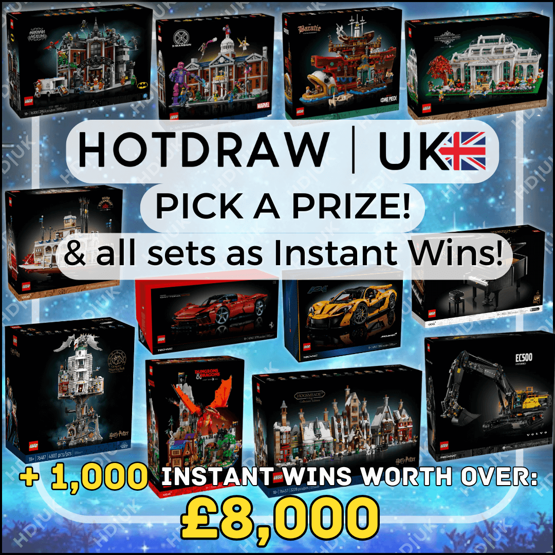Winner Picks A Lego Prize & ALL available as Instant Wins!