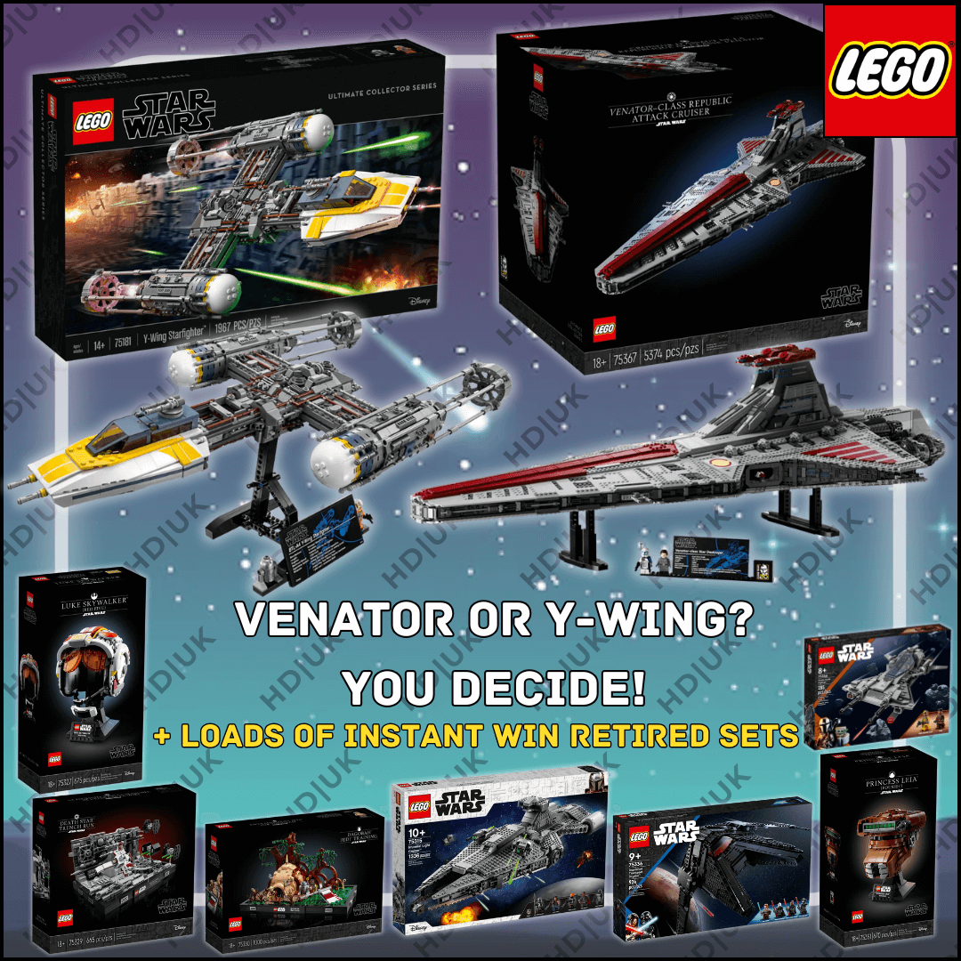 Venator or Y-Wing + 100 INSTANT WINS!