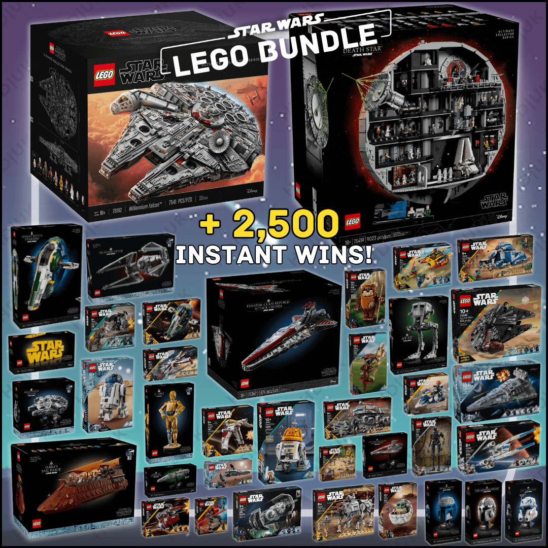 MEGA Star Wars Lego Bundle + 2,500 INSTANT WINS!