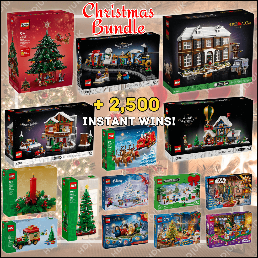 Lego Christmas Bundle + 2,500 Instant Wins