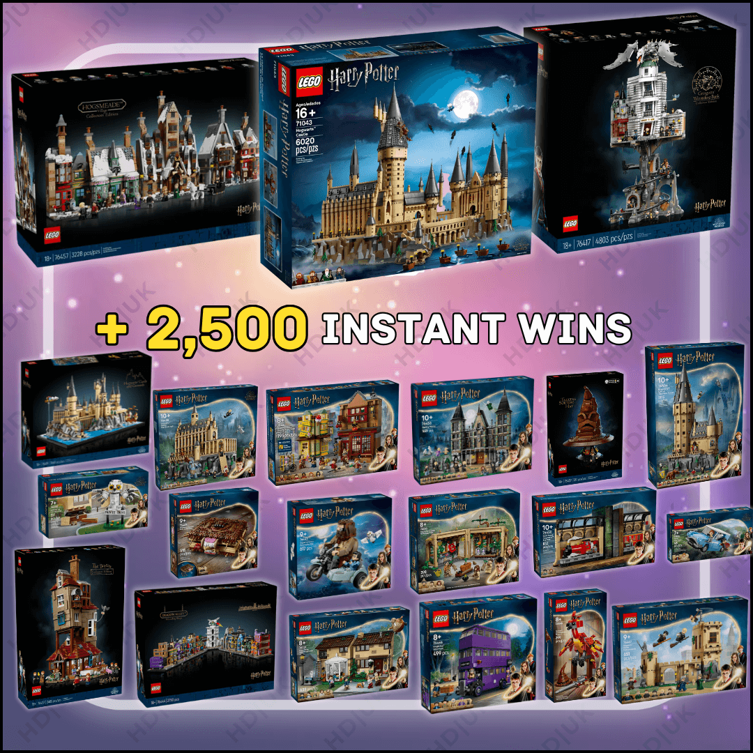 MEGA Harry Potter Lego Bundle + 2,500 INSTANT WINS!