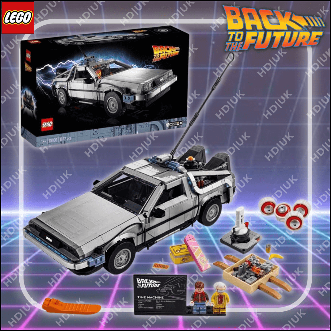 Back to the Future Time Machine DeLorean Car