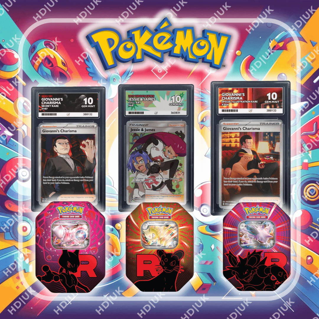 Team Rocket Graded Trio
