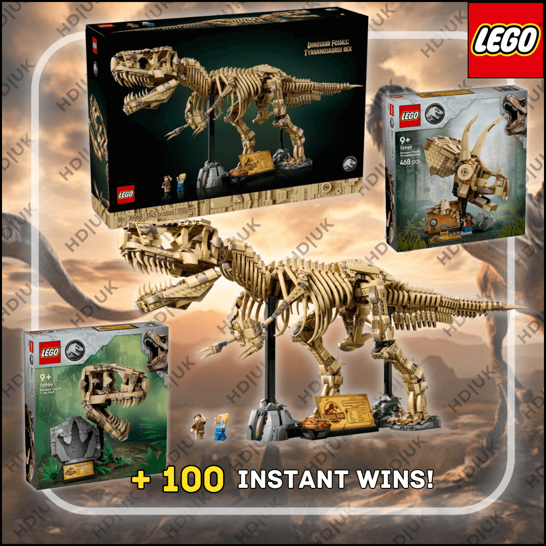 Dinosaur Fossils Lego Bundle + 100 INSTANT WINS!