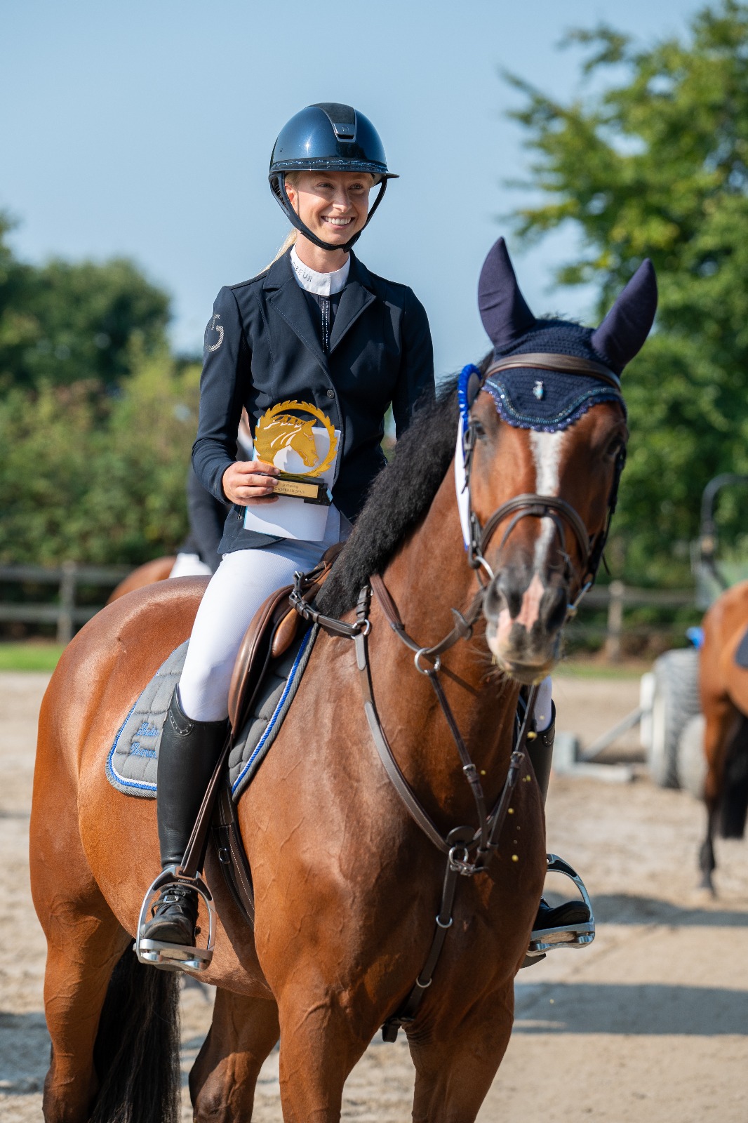 Safiera van het Kapelhof wins showjumping class Castershoeve